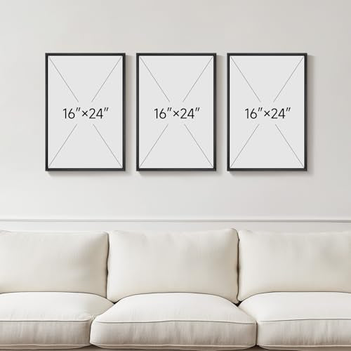3D Textured Framed Brown and White Abstract Wall Art Set (3 Count)