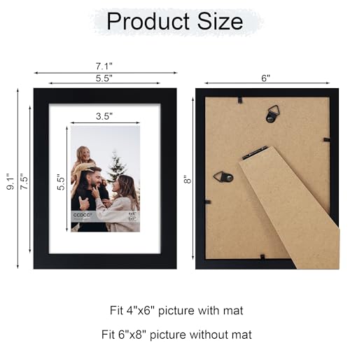 6x8 Picture Frame Set of 4 (4 Count)