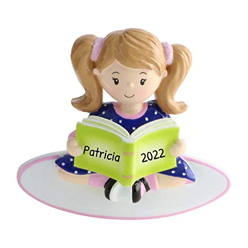Personalized Book Ornament