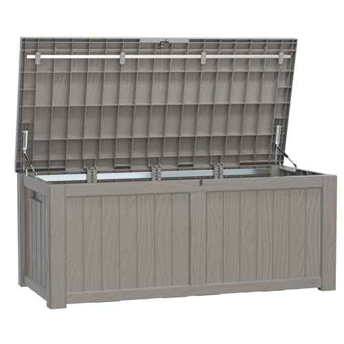 121 Gallon Resin Deck Box
