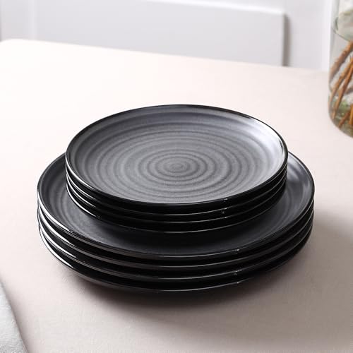 Dua 4 Piece Dinner Plate Set Stoneware (4 Count)