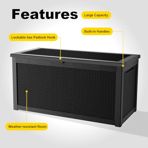 320 Gallon Outdoor Deck Box