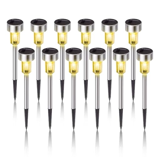 Solar Lights Outdoor Waterproof (12 Count)