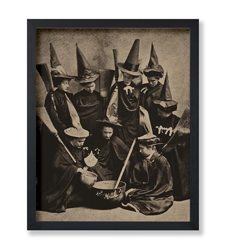 Vintage Witches Cooking Poster