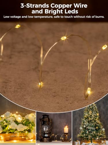 100FT 300LEDs Fairy Lights Solar Powered