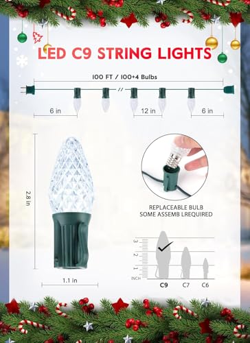 C9 Christmas Lights Outdoor