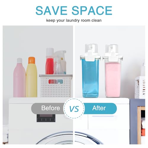 2 Pack Laundry Detergent Dispenser (156 Fl Oz)