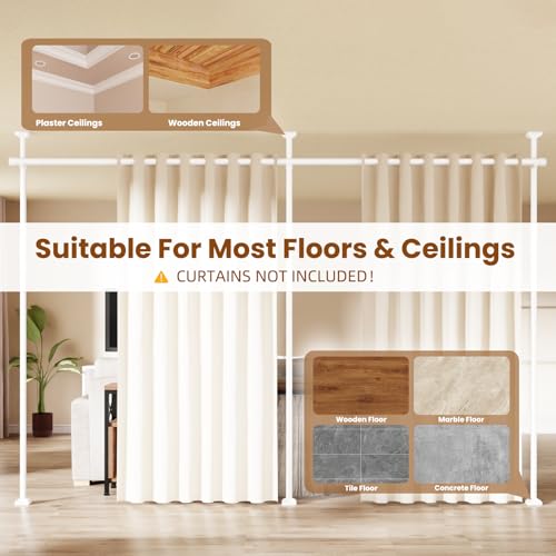 Room Divider Curtain Rod