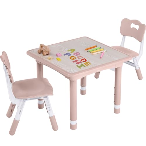 Toddler Table and Chair Set (3 Count)
