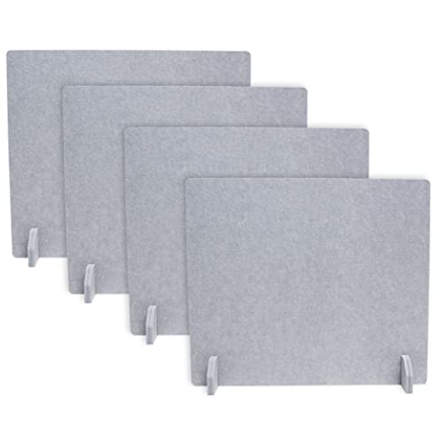 Acoustic Freestanding Desk Divider (4 Count)