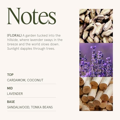 Lavender Lilac Fresh Scented Candles for Home (6 Ounce)
