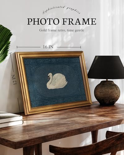 Vintage Gold Framed Wall Art for Living Room
