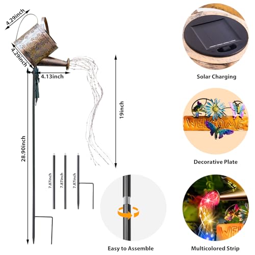 Solar Watering Can Light