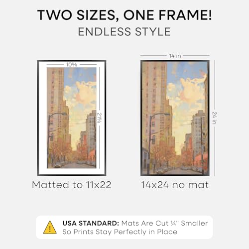14x24 Black Picture Frame (3 Count)