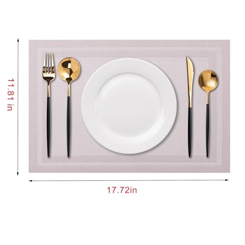 Placemats Set of 6 Washable Indoor (6 Count)