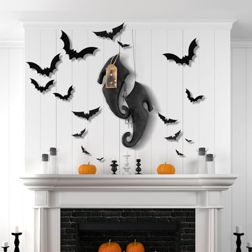 Vintage Halloween Decorations Hanging Ornaments for Wreath & Indoor Window Decorations (2 Count)