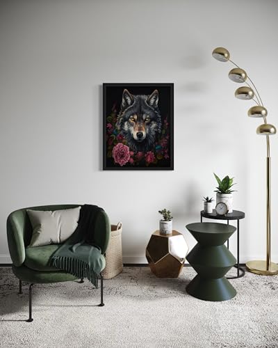 Vintage Wolf Poster Art Print