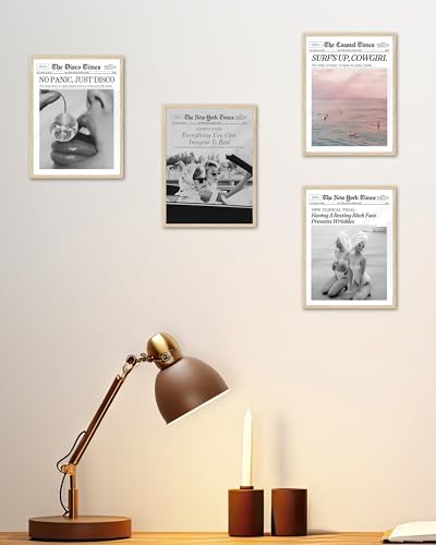 8x10in Everything You Can Imagine Is Real Framed Newspaper Art