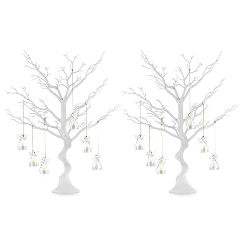 White Ornament Tree (2 Count)