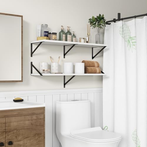 36"W x 10"D Floating Shelves (2 Count)