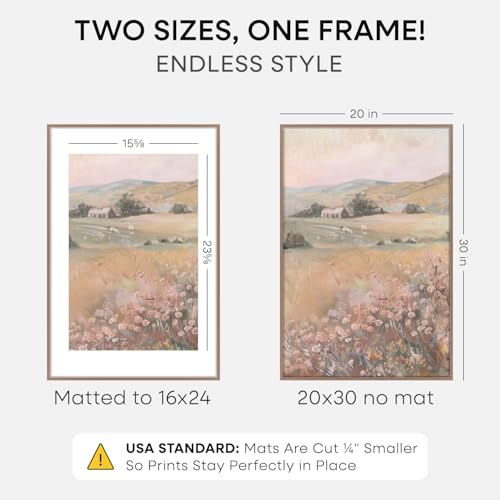 20x30 Mocha Picture Frame
