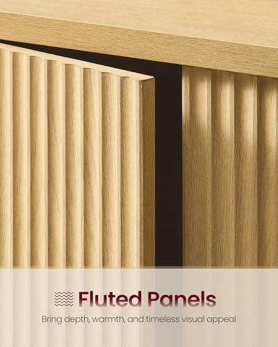 Set of 2 Buffet Cabinet with Adjustable Shelves (2 Count)