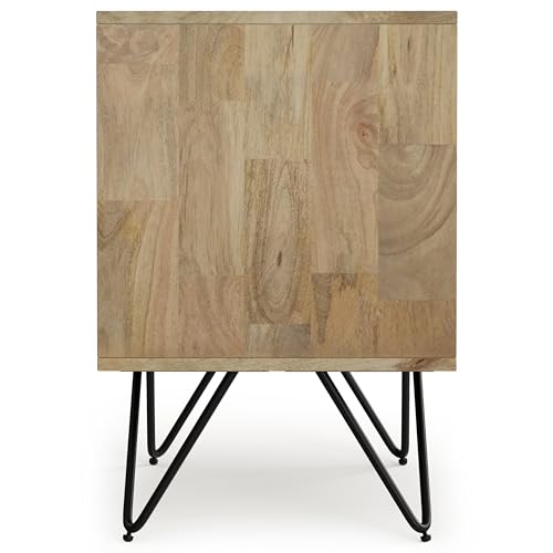 Hunter 20" Wide Solid Mango Nightstand in Refined Natural