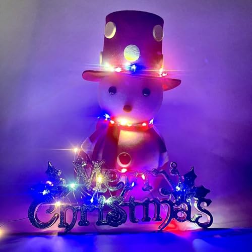 4 Pack Fairy Lights Battery Operated with Timer Christmas Lights Multicolor (4 Count)