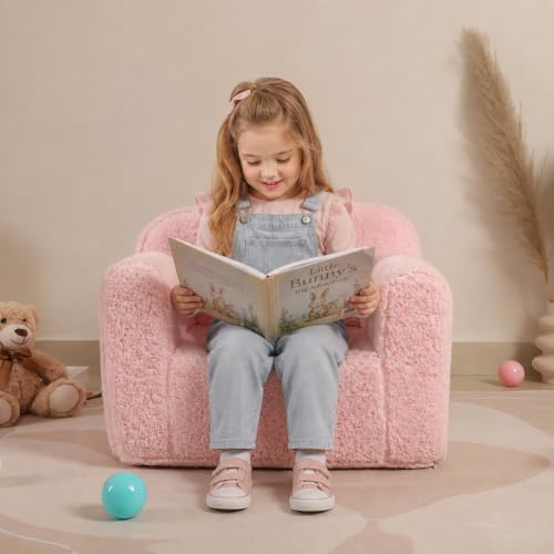 Kids Snuggly Soft Sherpa Chair