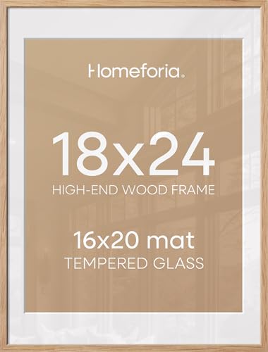 18x24 Natural Oak Poster Frame