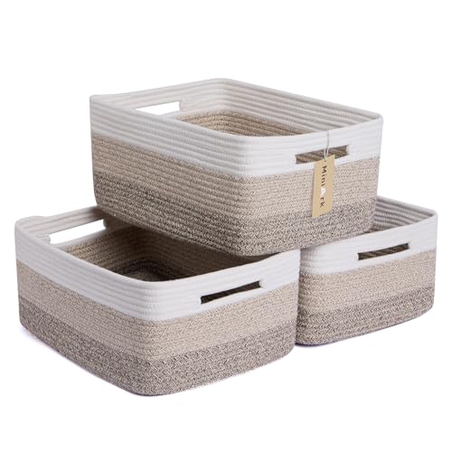 Large Storage Baskets for Organizing (3 Count)