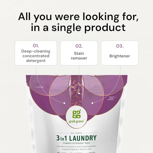 3-in-1 Laundry Detergent Pods, 132 Count, Fragrance Free