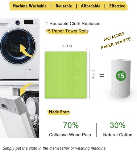 Swedish Dishcloths for Kitchen (6 Count)