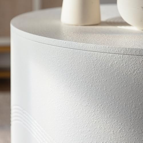 White Round Coffee Table Set of 2 (2 Count)