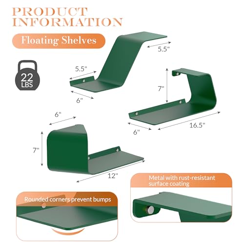 Floating Shelves (3 Count)