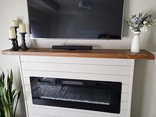 72 Inch Wooden Floating Shelves for Wall