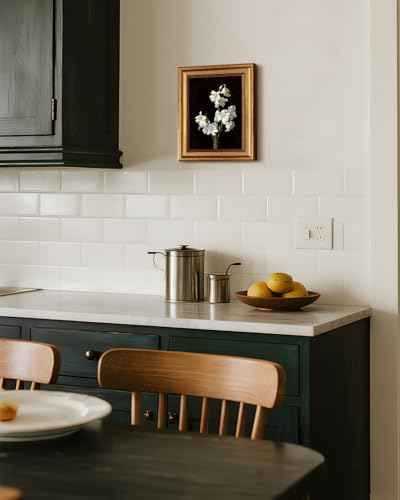Vintage White Lily Wall Art Print