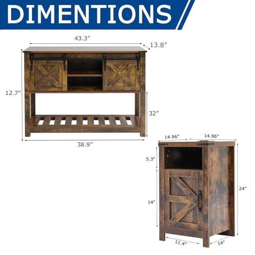 3 Piece Living Room Tables Set of 3 (3 Count)