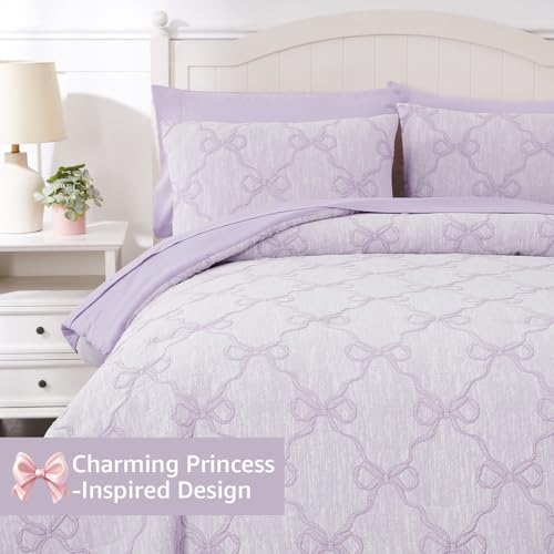 Queen Comforter Set with Sheets for Girls