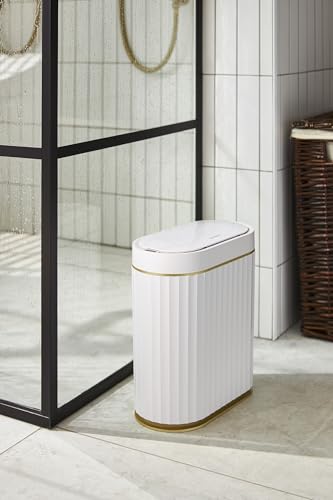 Bathroom Trash Can with Lid