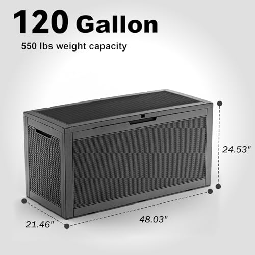 120 Gallon Deck Box
