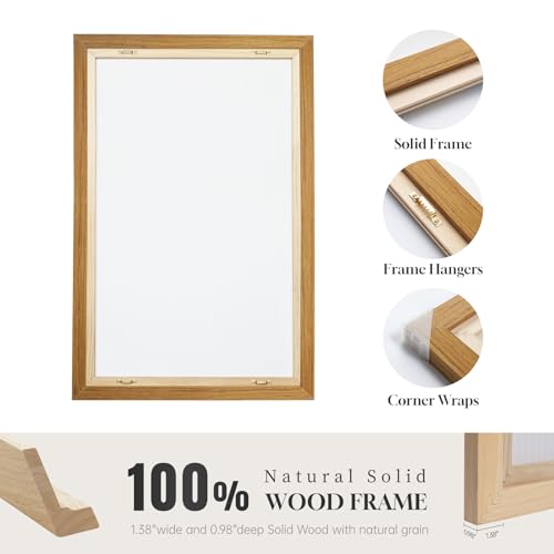 Large Framed Neutral Beige Minimalist Abstract Wall Art
