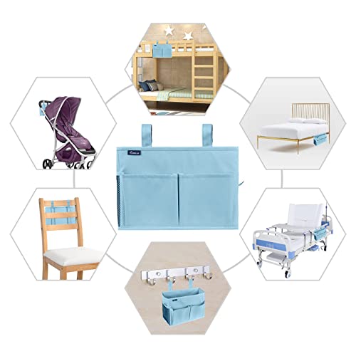 Bedside Caddy Hanging Organizer Bedside Storage Bag for Bunk and Hospital Beds