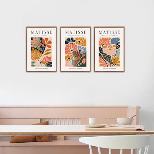 Framed Boho Neutral Canvas Wall Art