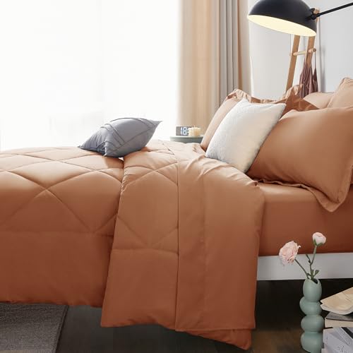 Full Comforter Set 82"x86" Pumpkin