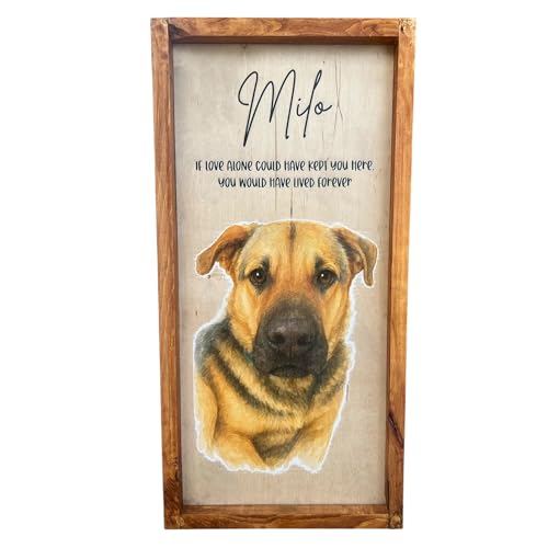 Dog photo Memorial photo Dog picture frame Animal picture frame Pet lost gift Gift for pet owner