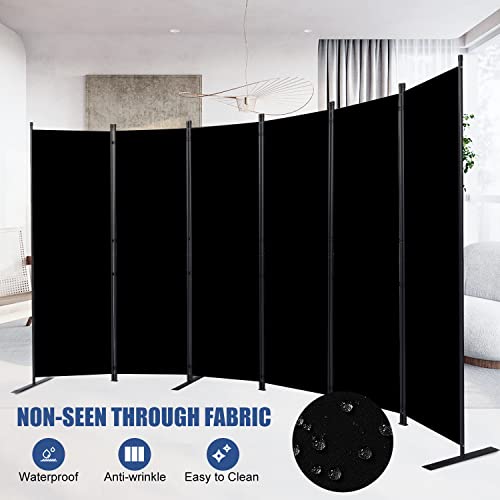 6 Panel Wide Room Divider Wall Screen for Room Separation