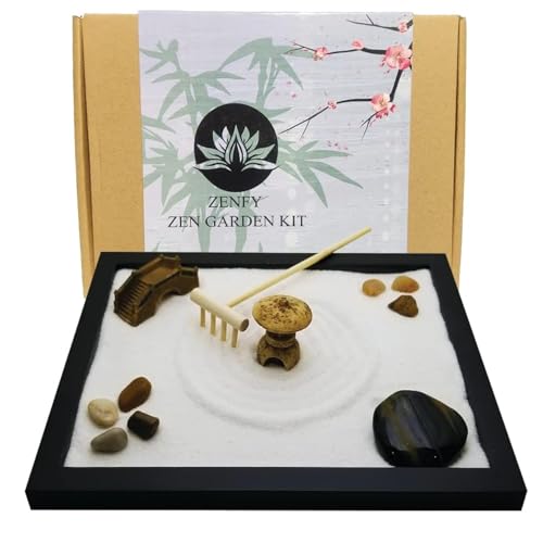 Zen Sand Garden for Desk with Rake