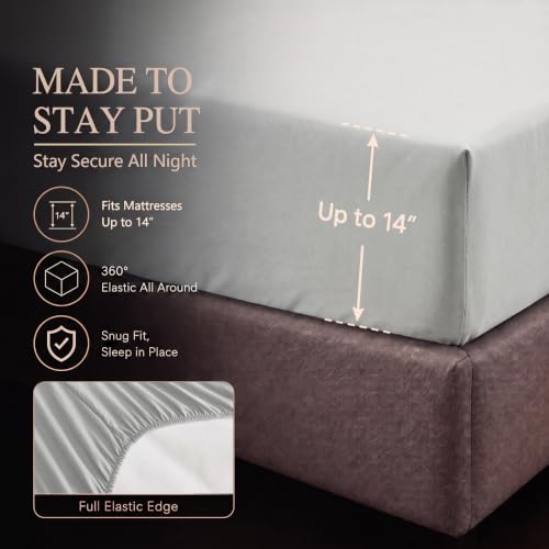 California King Comforter Set Light Grey