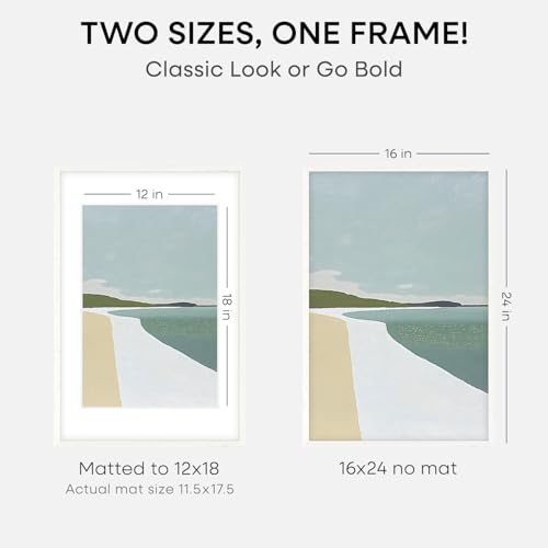16x24 White Oak Picture Frame